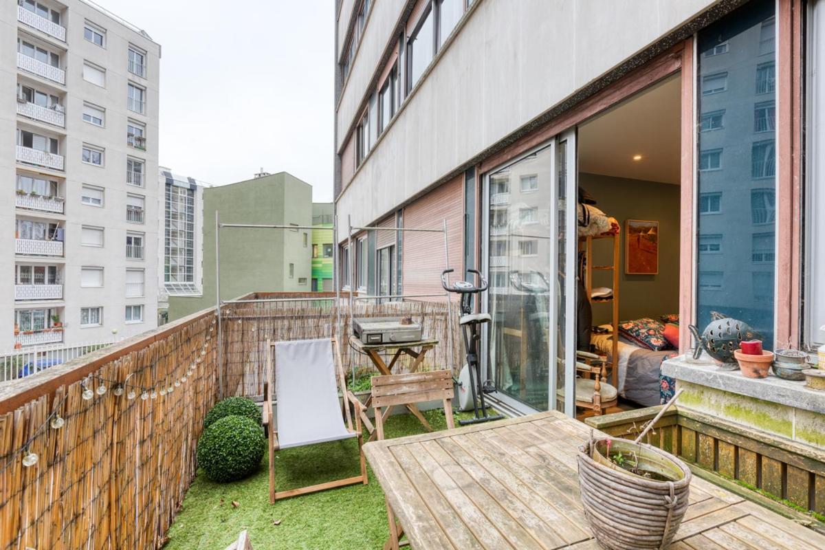Appartamento T2 Lumineux Avec Terrasse Boulogne-Billancourt Esterno foto