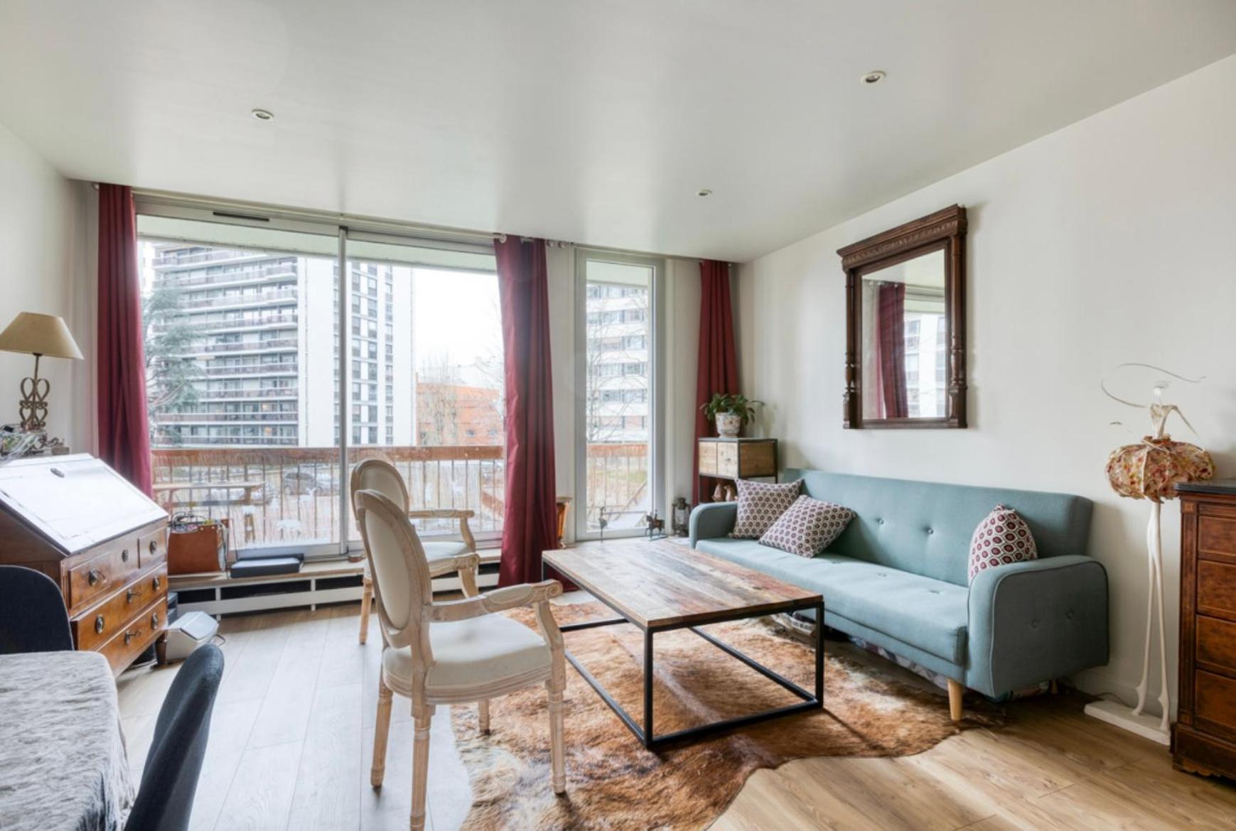 Appartamento T2 Lumineux Avec Terrasse Boulogne-Billancourt Esterno foto